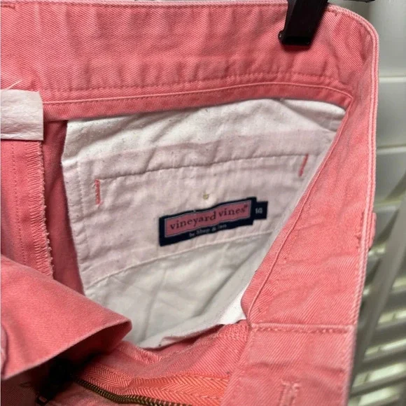Vineyard Vines Boys Pink Breaker Shorts Size 14 - Picture 4 of 4